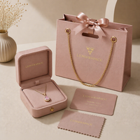 Sac en peluche de luxe personnalisé avec logo RZ, boîte à bijoux élégante, ensemble de cartes VIP, impression en gros, emballage de sac à main à chaîne