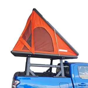 JFC-1001 4x4 Off-road tenda da tetto a triangolo con guscio rigido in alluminio per auto da avventura all'aperto di alta qualità per il campeggio