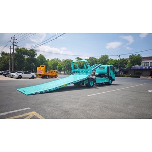 <span class=keywords><strong>Prix</strong></span> d'usine HOWO 440HP Camion de dépannage à plateau plat diesel télécommandé : Véhicule de remorquage et de sauvetage abordable - Product Image 2