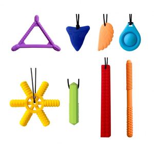 Mordedor de Silicona de Grado Alimenticio, Libre de BPA, para Bebés, Collar Sensorial para Niños, Juguete Suave para Masticar, Regalo para Niños y Niñas - Product Image 1