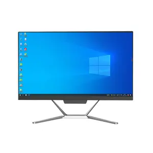 WANLAN tutto in uno computer 23.8 pollici schermo Core i5 9300H scheda madre All-in-One PC Desktop monoblocco con Webcam