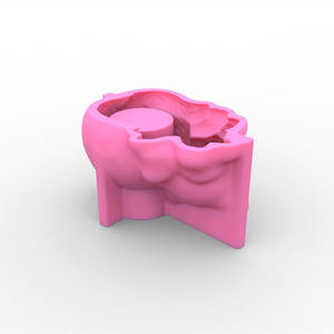 Molde de silicona para maceta de suculenta de gato, adornos de piedra perfumados, Cenicero casero, soporte para bolígrafo, regalo artesanal casero - Product Image 3