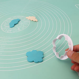 Ventes directes d'usine 5 ensembles d'impression en <span class=keywords><strong>nuage</strong></span> intégrée bricolage moule de cuisson <span class=keywords><strong>emporte</strong></span>-pièce en plastique pour outils de pâtisserie - Product Image 5