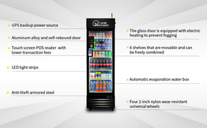 Haha Vending US Local Stock Automatic Vending Machine SDK Compressor Cooling Remote Monitoring Multiple Payment Wi-Fi/4G Small - Product Image 3