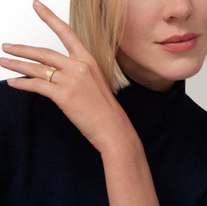 Anillo de Latón de Alta Calidad con Diseño de Tornillo y Baño de Oro de 18K, Joyería de Lujo para Hombre y Mujer Love0200 - Product Image 3