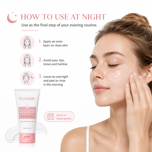 <span class=keywords><strong>Masque</strong></span> <span class=keywords><strong>de</strong></span> <span class=keywords><strong>nuit</strong></span> peel-off au collagène pour le visage, marque privée, anti-affaissement et anti-terne, pour l'hydratation et l'élasticité - Product Image 5