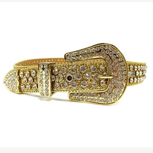 Grande taille Bling Bling doré blanc pour hommes <span class=keywords><strong>ceinture</strong></span> en strass personnalisée grande taille cristal clouté cuir <span class=keywords><strong>ceinture</strong></span> en diamant Designer - Product Image 3