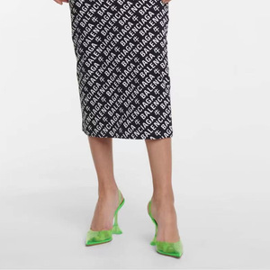 Sandalias de Plástico a la Moda, Zapatos de Diseñador con Tacones para Mujer - Product Image 5