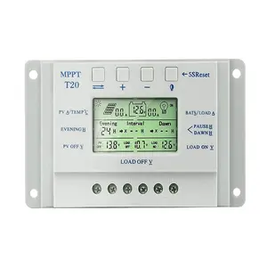 Mppt Intelligente Zonne-energie 12V 24V Auto Werk 60A Mppt Solar Laadregelaar Met Lcd-scherm