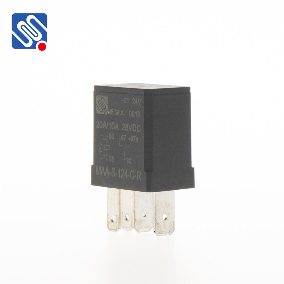 Meishuo MAA-S-124-C-R 12 Volt 30A 5-Pin 24V Electric Auto Relay for New Condition with Free Sample & Shipping