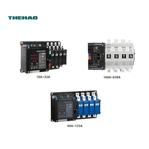 Auto Changeover Switch 32a Automatic Transfer Switch 3 Single Phase 20 Amp 220v 400v Dual Power Ats Control Switch