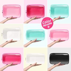 Waterproof Small <b>Clear</b> <b>Travel</b> Cosmetic Pouch Purse <b>for</b> Women and Girls PVC Makeup Organizer <b>Bag</b> - Product Image 5