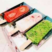 Boîte de plateau de Popsicle de crème glacée à emporter personnalisée pour l'emballage de trempage de chocolat porte-bâton de Ice Pops assiette de Pop de gâteau de bateau d'aliments sucrés
