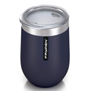 Termo de acero inoxidable con tapa, vaso para vino, taza de café - Product Image 2