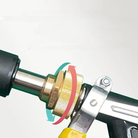 Pistola de pulverización agrícola de alta presión con pulverización de huerto ajustable Fábrica de venta directa Atomización a prueba de viento Nuevo modelo