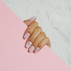 Uñas Postizas de Gel con Estilo Natural para Uso Diario, OEM ODM, Forma de Almendra, Cortas, Efecto de Fabricante, Uñas a Presión de ABS - Product Image 1