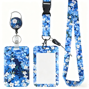 Lanière et porte-badge en polyester par sublimation, personnalisables, pour événements et activités – Offre Spéciale - Product Image 1