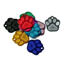 El más vendido Multi-Color DIY Pet Kitten Cat Cute Dogs Anodizado Aluminio Dog Tags Round New Xvideo Dog Tag ID Tags Acero inoxidable
