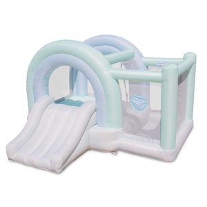 Château gonflable en PVC pour enfants, trampoline d'exercice intérieur/extérieur, toboggan, lit de saut, hauteur 220 cm, 330 cm - Product Image 1