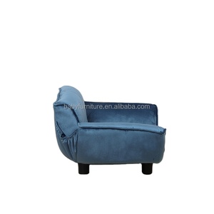 Sofá multifunción de lujo plegable para mascotas, sofá cama de franela para perros - Product Image 5