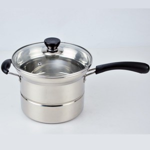 Poêle à frire multifonctions en acier inoxydable Poêle à nouilles avec passoire Pot à pâtes - Product Image 1
