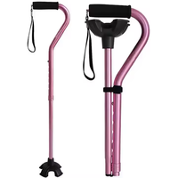 Canne pliante pliable canne de marche pliable pliable léger réglable Portable main bâton de marche béquilles télescopiques