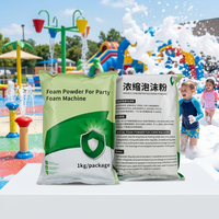 Topflashstar 1KG Poudre de mousse concentrée pour machine à mousse, recharge écologique et biodégradable pour fêtes au bord de la piscine, mariages et scènes