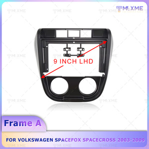 Maisimei, envío rápido, MARCO DE REPRODUCTOR DE DVD para coche para VOLKSWAGEN SPACEFOX/SPACECROSS 2003-2009, marco de salpicadero de coche <span class=keywords><strong>Android</strong></span> - Product Image 3