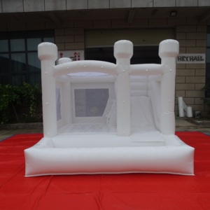 Castillo Inflable Blanco Comercial <span class=keywords><strong>para</strong></span> Bodas con Tobogán y Piscina <span class=keywords><strong>de</strong></span> Pelotas, Castillo Inflable <span class=keywords><strong>para</strong></span> Eventos y <span class=keywords><strong>Alquiler</strong></span> <span class=keywords><strong>de</strong></span> <span class=keywords><strong>Fiestas</strong></span> - Product Image 5