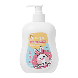 Ukepoe Kids Shampoing et gel douche 2 en 1 500g Nettoyage doux et hydratant pour le bain des bébés - Product Image 3