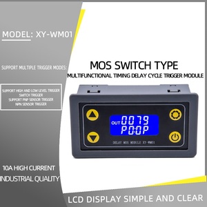 XY-WM01 โมดูลจับเวลาอเนกประสงค์, ทริกเกอร์หน่วงเวลาควบคุมวงจร MOSFET บอร์ดแทนที่รีเลย์ 5V 12V 24V - Product Image 4