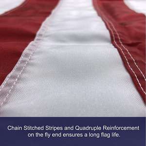 Nouveaux produits imprimés, drapeau brodé extérieur des états-unis, drapeau <span class=keywords><strong>américain</strong></span> brodé - Product Image 5