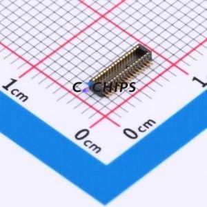 HC-PBB40C-30DP-0.4V-02 Board-to-Board & Backplane Connector SMD,P=0.4mm Connector 30P 0.4mm Slot Butt Joint Vertical Mount - Product Image 1
