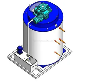 Tambor de hielo en escamas Máquina de escamas de hielo de 3 toneladas