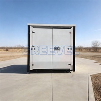GoBox 16f Conteneur de stockage pliable préfabriqué portable en acier pour site, unité de stockage autonome, installation de stockage personnel