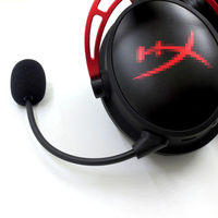 Headset Gaming HyperX Cloud Alpha Berkabel dengan Driver Dual Chamber, Kenyamanan Legendaris, Rangka Aluminium, Mikrofon Lepas Pasang