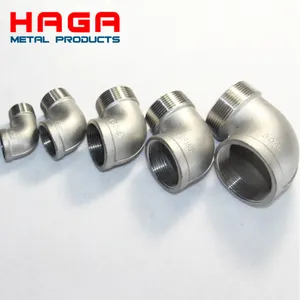 Stainless Steel plumbing materials pipe connection fittings connector NPT BSP Male Adapter