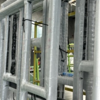 Fenêtre coulissante en aluminium à rupture de pont thermique, double vitrage, 1,4 mm, fenêtre coulissante à pression latérale