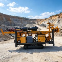 Foreuse à circulation inversée sur chenilles diesel CE Stage V pour l'exploration minière dans les zones désertiques sèches