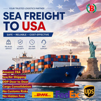 Envío DDP de China a Estados Unidos, Transitario, Almacén Gratuito, Amazon FBA desde FDH, Servicios de Logística con Entrega a Domicilio, Agente Marítimo y Aéreo