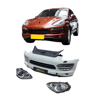 Piezas usadas de alta calidad para Porsche Cayenne parachoques delantero rejilla capó actualización excelente parachoques de coche - Product Image 1