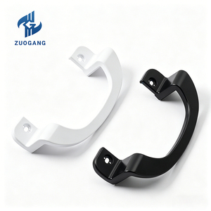 High Security White <strong>Black</strong> Aluminum Furniture Handles <strong>Knobs</strong> for Home Bar Hotel School Hospital Workshop-Contemporary Design - Product Image 2