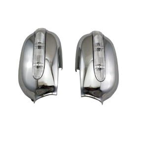 Bonne qualité, accessoires extérieurs de voiture, couvercle de rétroviseur chromé avec lumière led, année 1996 - Product Image 2