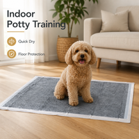 Alèses pour chiens en charbon de bambou, haute absorption, imperméables, pour l'apprentissage de la propreté des chiots, fourniture directe usine, commande en gros