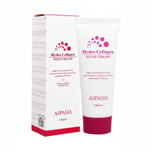 Crema de Manos Aspasia Hydro Collagen K-Beauty, Rejuvenecedora, Hidratante, con Manteca de Karité, para Manos Secas, Nutritiva, Calmante, 100ml, Coreana - Product Image 2