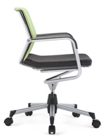 GS-1760A chaise de bureau ergonomique moderne salon en tissu doux PP pour poste de travail à domicile chaise pivotante en fer réglable pour appartement