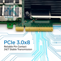 XL710QDA2BLK pour adaptateur Ethernet Intel QSFP+ double port 40GbE PCIe3.0x8, carte d'interface réseau filaire pour serveur, en stock