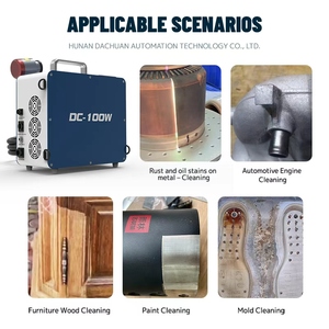 Pulitore <span class=keywords><strong>Laser</strong></span> a Impulsi JPT Portatile con Maniglia per Rimozione Ruggine 50W 100W 200W 300W, Macchina per Pulizia <span class=keywords><strong>Laser</strong></span> per Legno e Metallo - Product Image 3