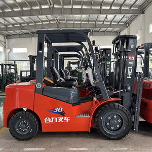 Heli 4*4 Carretilla elevadora Contenedor Mástil 3ton CPCD30 Carretilla elevadora diésel Accesorios de abrazadera de barril de cambio lateral opcional - Product Image 1