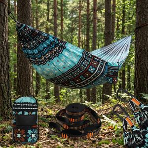 <span class=keywords><strong>Hamac</strong></span> extérieur en tissu parachute anti-retournement, balançoire de <span class=keywords><strong>camping</strong></span> <span class=keywords><strong>sauvage</strong></span>, <span class=keywords><strong>hamac</strong></span> simple ou double - Product Image 3